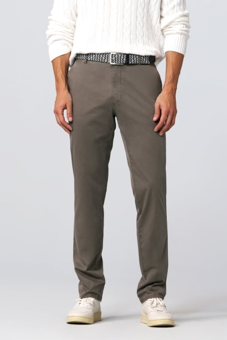 Middle Waist Geometric Pocket Wide Leg Trousers With Belt Curve & Plus -  Cider